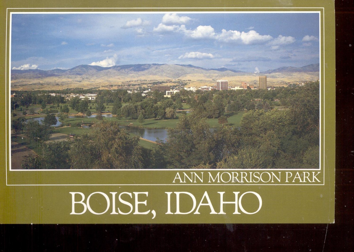 Ann Morrison Park- Boise,  Idaho  Postcard ( # 854)