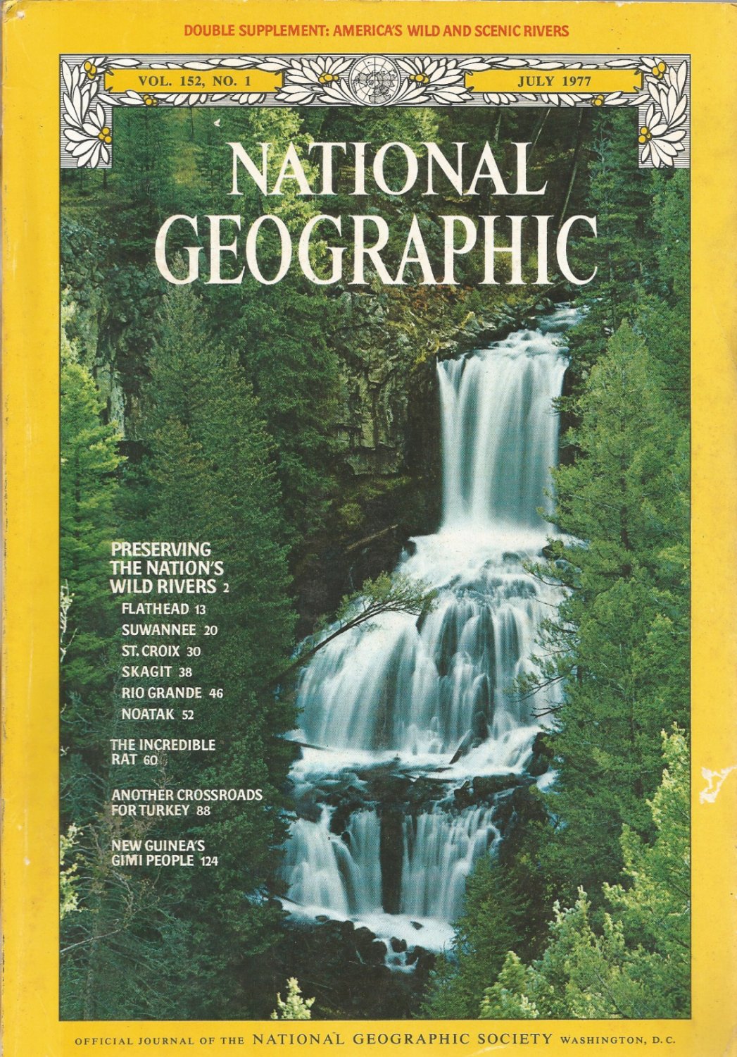 National Geographic- July 1977- New Guinea's Gimi People