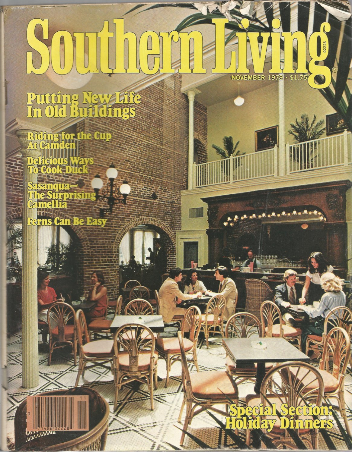 Southern Living magazine November 1979 Putting new life in old buildings