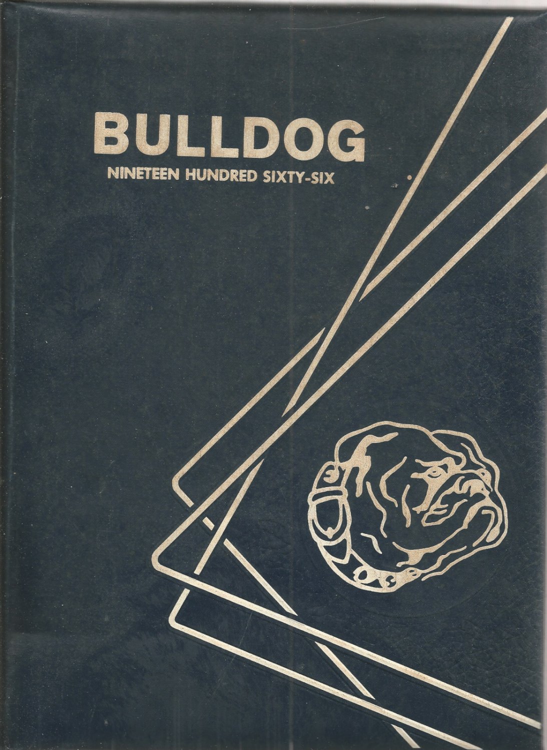1966 Bulldog Aberdeen High School Aberdeen, Mississippi yearbook