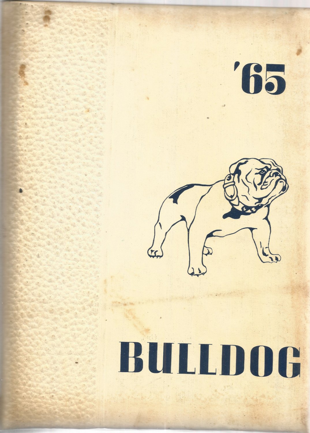 1965 Bulldog Aberdeen High School Aberdeen, Mississippi yearbook