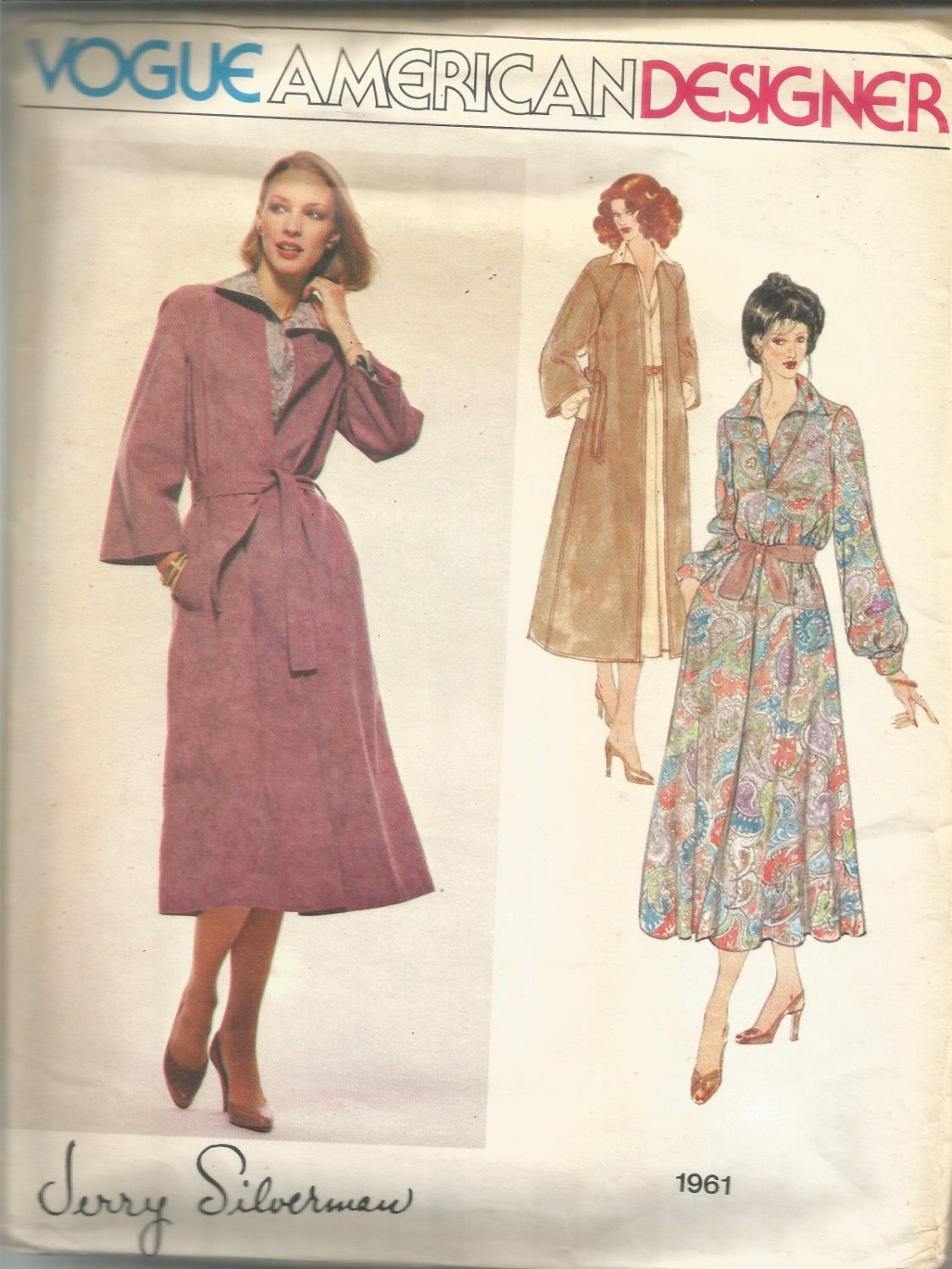 Vogue pattern 1961-Misses' Dress, Coat and Belt- Size 14