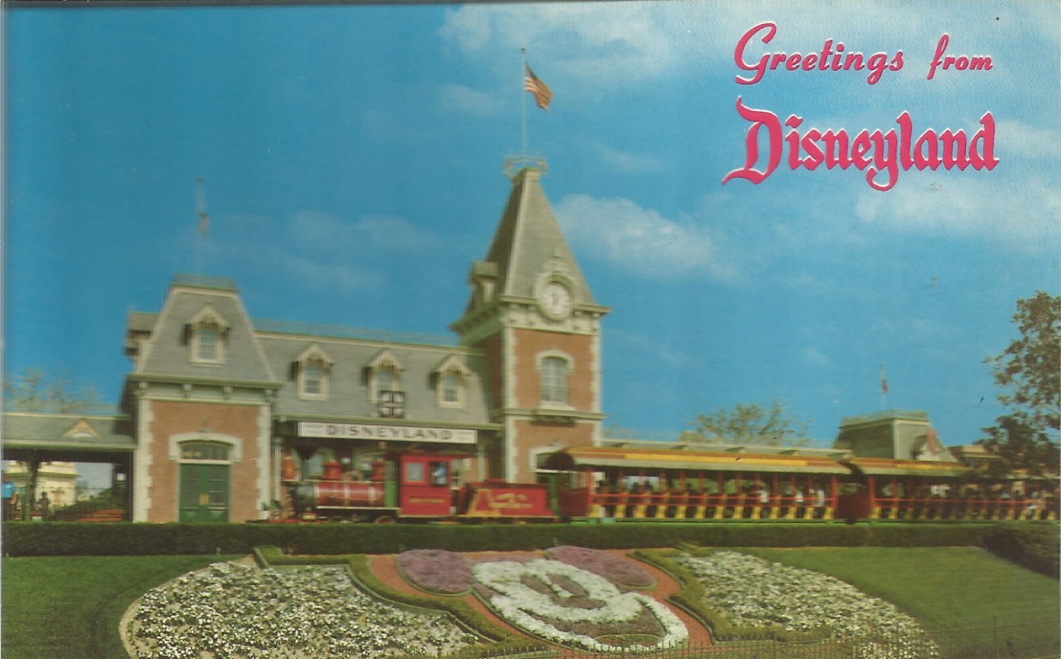 Disneyland- Greetings from Disneyland Postcard (# 1024)