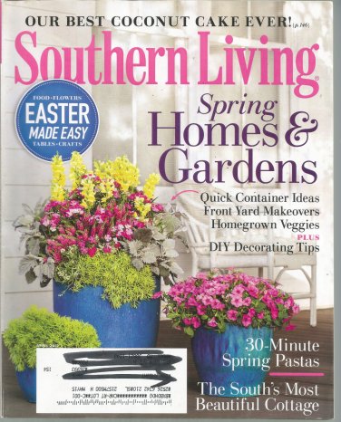 Southern Living magazine-  April 2015-   Quick container Ideas