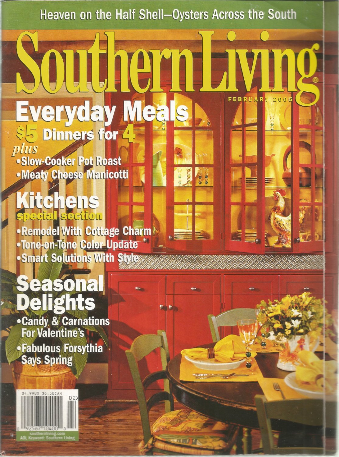 Southern Living magazineFeburary 2005 Remodel with cottage Charm