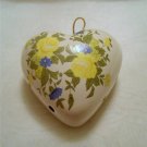 FLORAL HEART POMANDER VICTORIAN SHABBY COTTAGE
