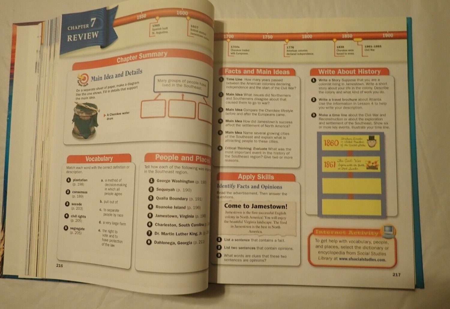 Scott Foresman Social Studies Regions Grade 4 Textbook Gold Edition ...