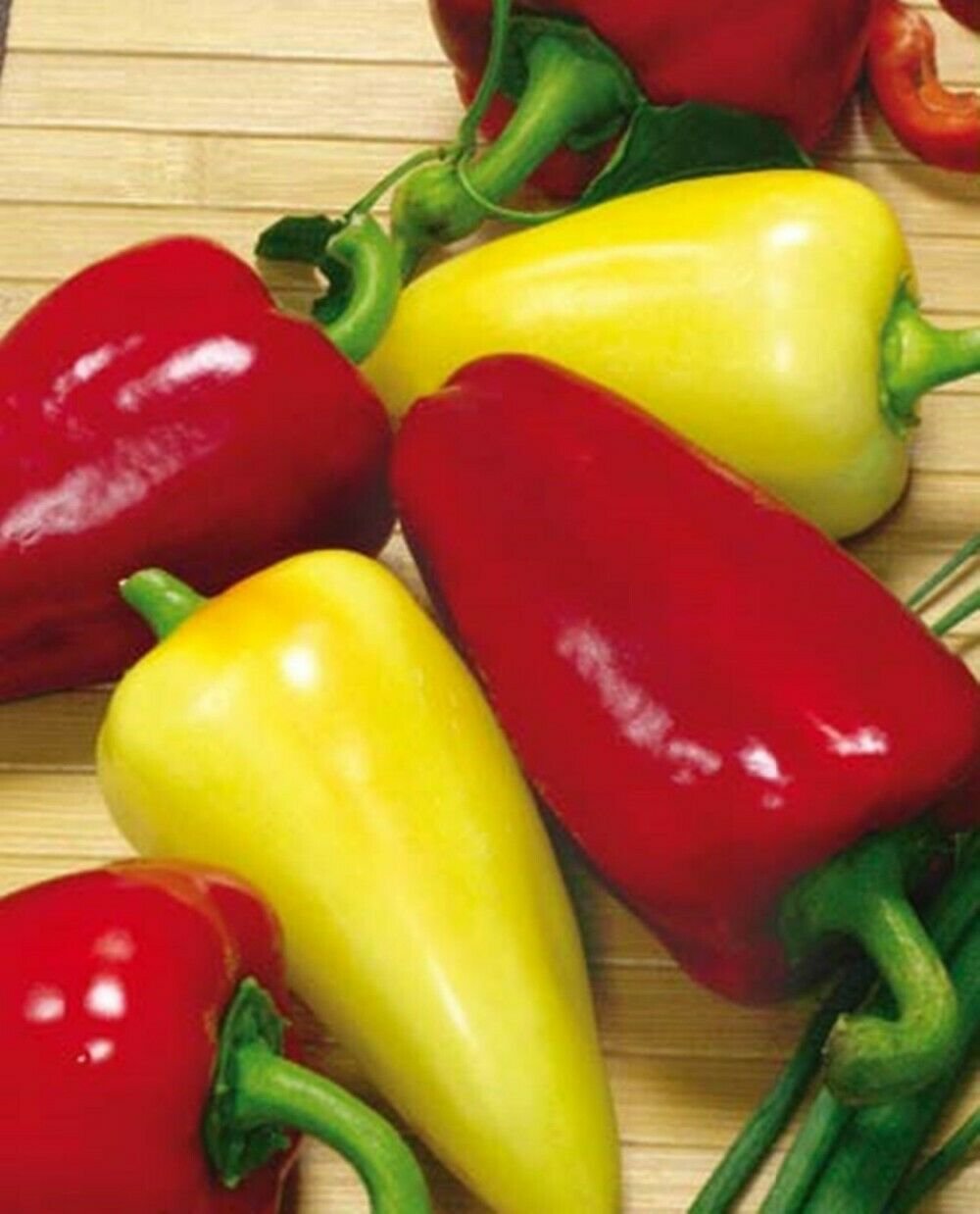 Sweet Bell Pepper White-Red Giant 30 Seeds