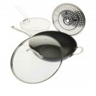 Curtis Stone Dura-Pan 5-Quart 4-piece Nonstick Chef's Skillet Set Model 638479