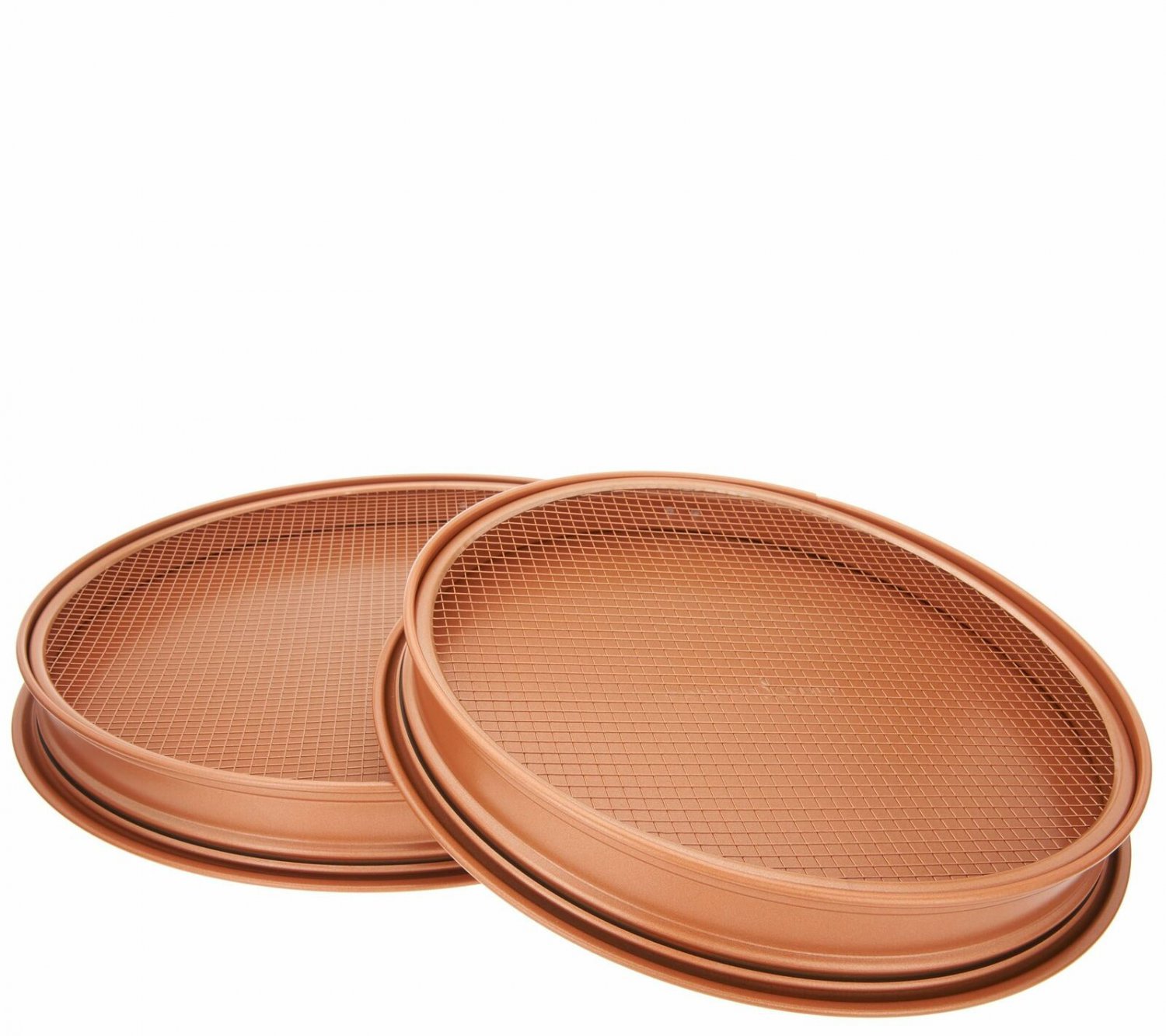 Copper Chef 12" and 15" Perfect Pizza and Crisper Pans