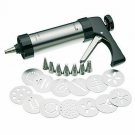 Wolfgang Puck 22-piece Stainless Steel Cookie Press Set Model 679-954