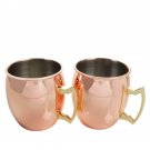 Wolfgang Puck Set of 2 18oz. Copper-Plated Mule Mugs Model 679-688