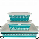 Cook's Essentials Madison 4 pc. Bakeware Set with Lids Model K45567