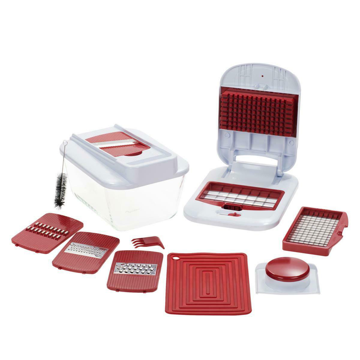 Wolfgang Puck Chop & Slice Pro Includes Glass Storage with Lid Free Shipping