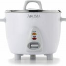 Aroma Select Stainless Rice Cooker & Warmer, 6-Cup(cooked) ARC-753SG
