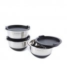 Wolfgang Puck 6-piece Non-Skid Stainless Steel Mini Mixing Bowl Set