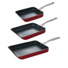 Curtis Stone Dura-Pan Nonstick 3-piece Slide-Out Pan Set Model 721-330