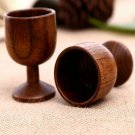 Handmade Wooden Wine Tea Cup Drinking Water Jujube Goblet Cup o