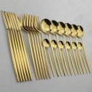 24pcs Dinnerware Set Cutlery Stainless Steel Fork Spoon Flatware Tableware