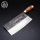 Kitchen Butcher Knife Stainless Steel Chef Chopper Slicing Forged Wood Handle