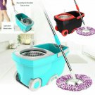 360°Rotating Head Easy Magic Floor Mop 1x Head Microfiber Spinning