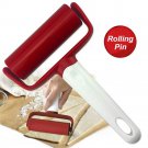 Rolling Pin With Handle Roller Tool For Baking Dough Pizza Cookies Cooking Tool