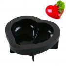 Heart Shaped Silicone Cake Mold Nonstick Baking Mousse Pan Dessert Tool Black US