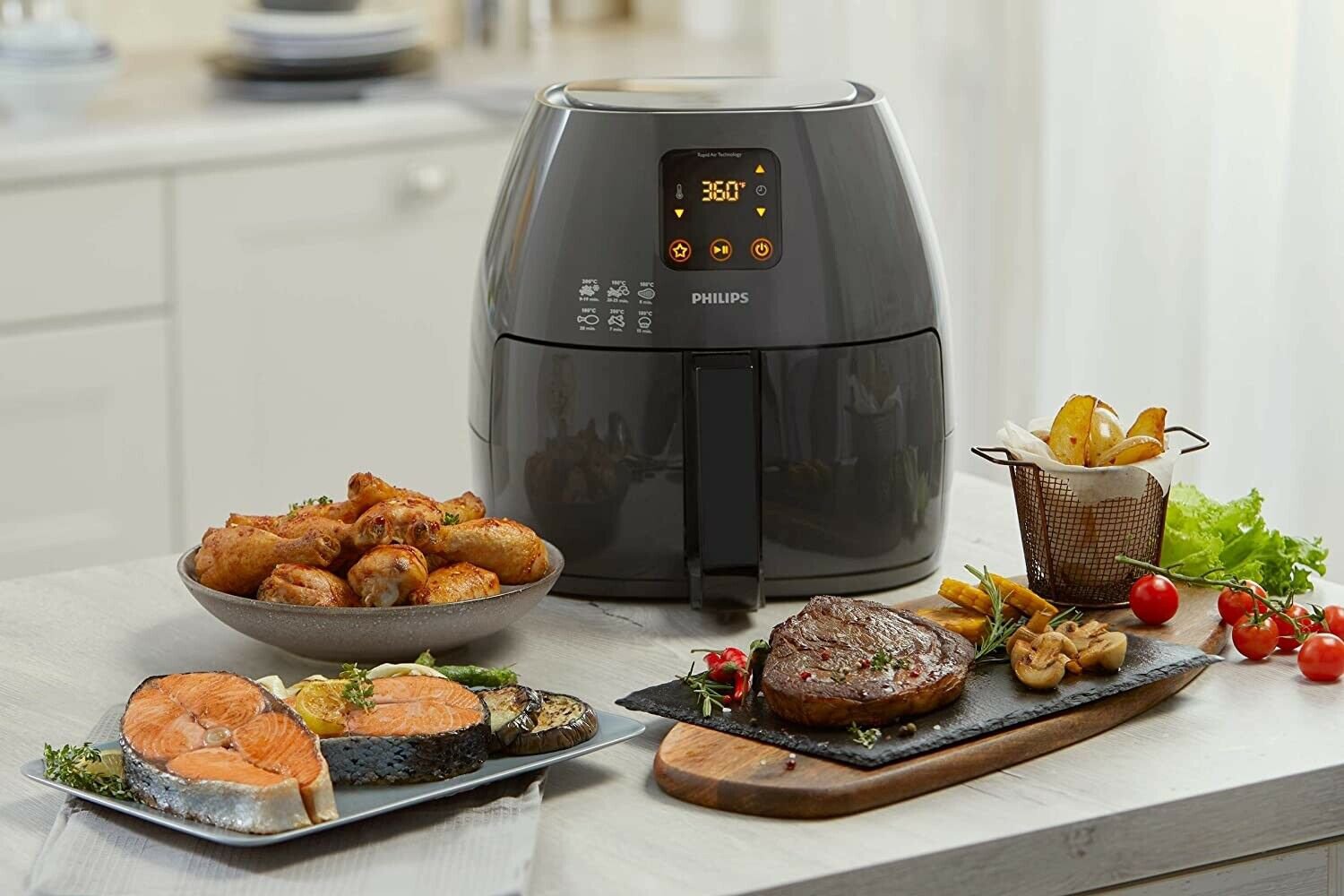 Philips Avance Collection Digital Airfryer XL, Grey - HD9241/44