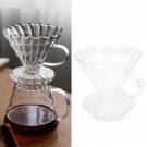 Glass Pour Over Coffee Dripper V-Cone Filter Cup Coffee Machine Accessories