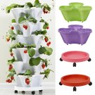 Stackable Strawberry Tower Gardening Pot Flower Vegetable Planters