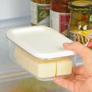 2 in 1 Butter Dish Vintage Butter Serving Tray with Lid Butter Cutter Slicer
