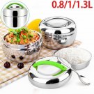 Stainless Steel Portable Thermal Insulated Lunch Box Bento Food Container·