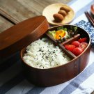 Lunch Box Wooden Japanese Bento Food Container Kids School Travel Picnic Gift