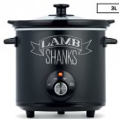 New 3L Slow Cooker Ceramic with Low, High and Keep Warm Settings Free Shipping