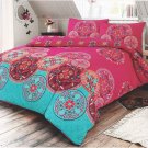 Indian Mandala Premium Cotton-rich Duvet Cover and Pillowcase Bedding Set