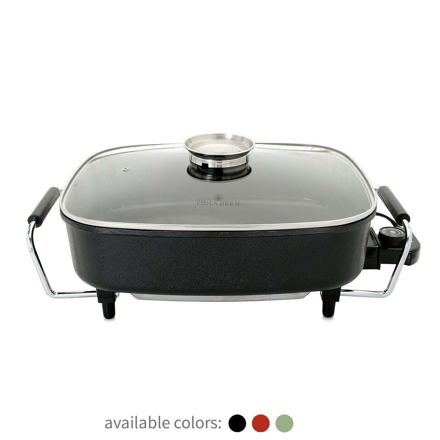 Paula Deen 15-inch (1400 Watt) Large Electric Skillet with Glass Basting Lid