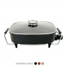 Paula Deen 15-inch (1400 Watt) Large Electric Skillet with Glass Basting Lid