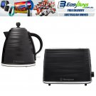 Westinghouse Toaster 2 Slice & Cordless 1.7L Kettle Jug Black Electric Combo Set