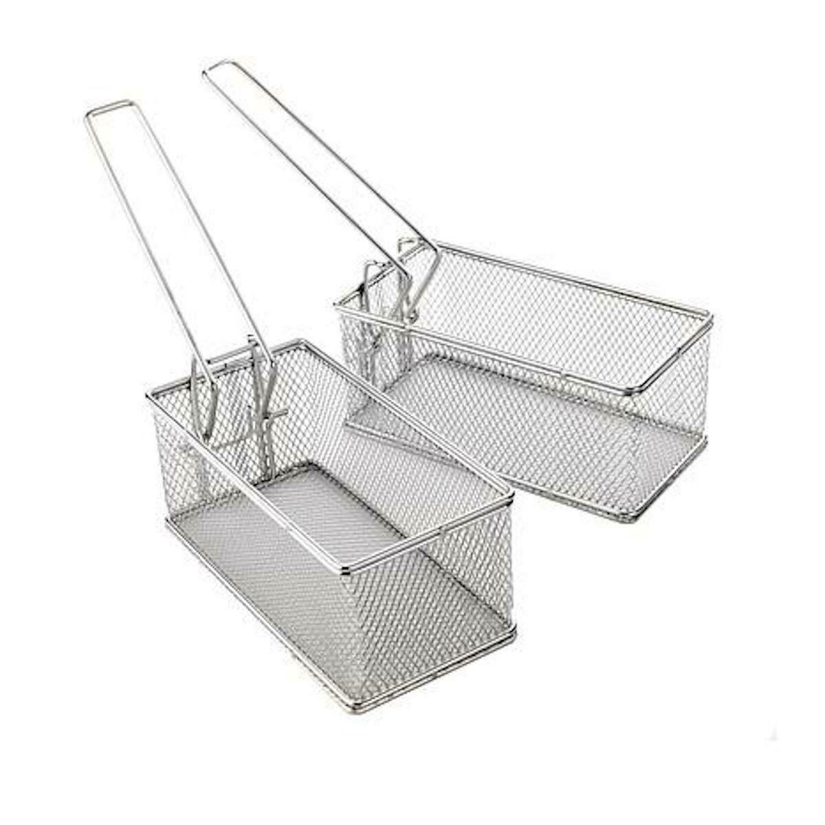 Curtis Stone 2-piece Stainless Steel Fry Basket Set Model 694-123