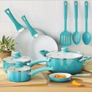 COOKWARE SET POTS PANS Dutch Oven 12 Piece Kitchen Cooking Ware Nonstick Ceramic