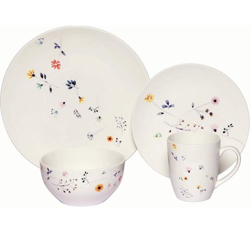 16 Piece Melange Dinnerware Set - READ