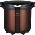THERMOS vacuum heat insulation cooker Shatorushefu 4.5L clear Brown KBG-4500 CBW