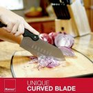 Ronco Rocker Knife, Specialty Knife with Curved Blade and Full-Tang Handle