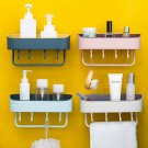 Bathroom Suction Rack Organizer Cup Storage Shower Wall Basket Towel Hook Tools