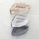Bathroom Corner Shower Plastic Shelf Tidy Wall Storage Basket Kitchen Caddy Rack