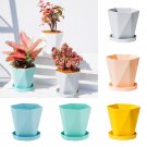 Plastic Plant Flower Pot Saucers Water Tray Round Plant Pots Planter With Tray