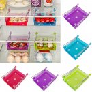 Slide Fridge Freezer Space Saver Organization Storage Rack Shelf Holder Kitchen