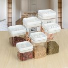 Airtight Food Storage Container With Lid Vacuum Seal Cereal Pasta Rice Food Box