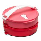 Tupperware Click to Go Round Food Carrier 880 ml Spill-Proof Airtight Free Ship
