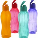 Original Tupperware Aquasafe Eco Flip top Bottle Spill-Proof lightweight AllSize
